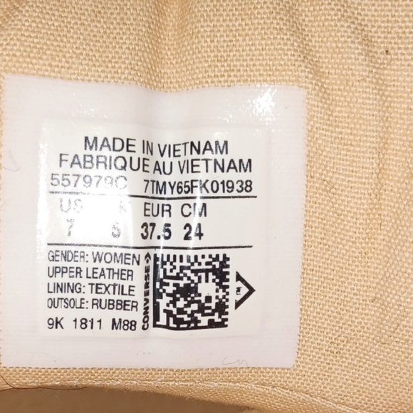 ✨️🆕️Converse Suede Allstars Rare Color ✨️Nude Peach NWOT 🍑 - Picture 4 of 4